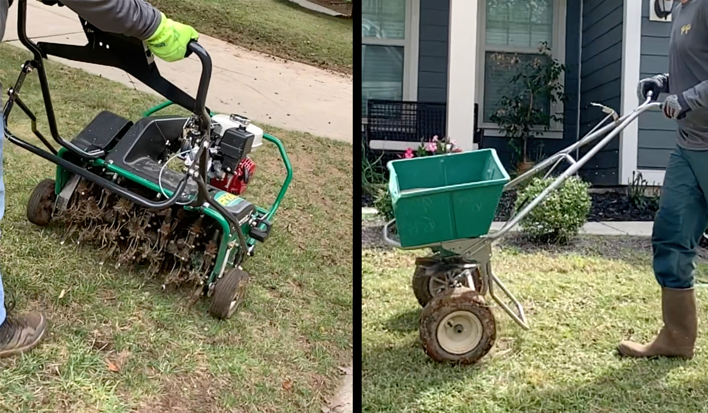 aeration and seeding 2