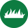 custom lawn care icon green