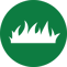 custom lawn care icon green