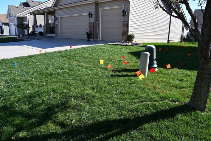 flags for marking your lawn