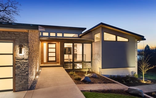 modern sleek door