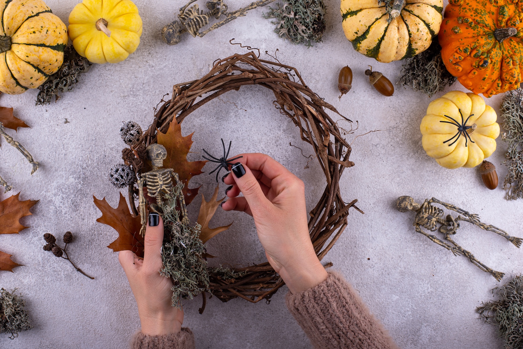 Spook Up Your Front Door: 5 DIY Halloween Wreaths & More